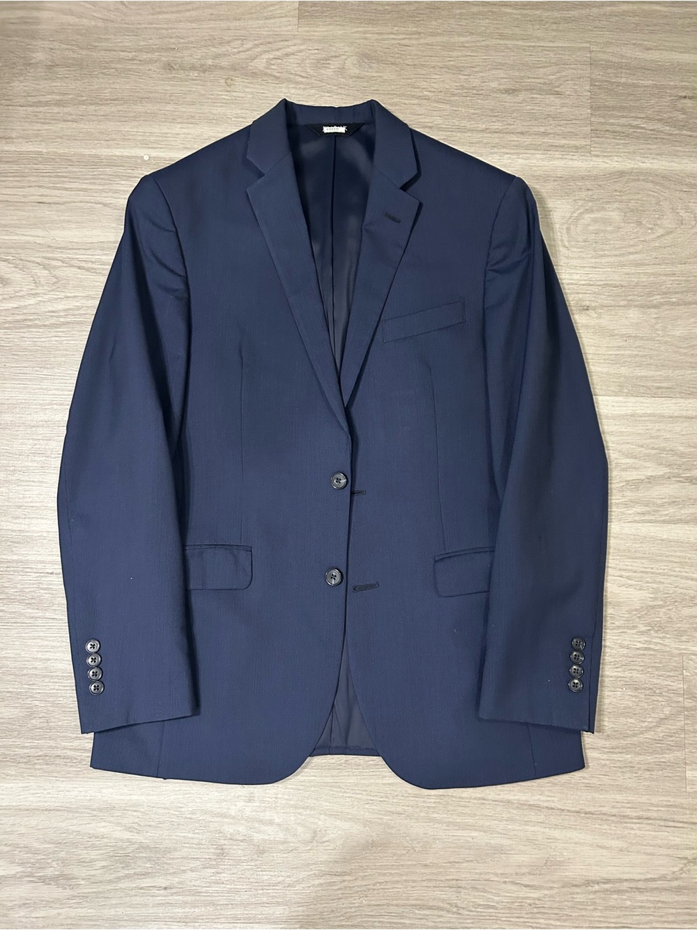 Jos A Bank Men’s Navy Two-Button Suit